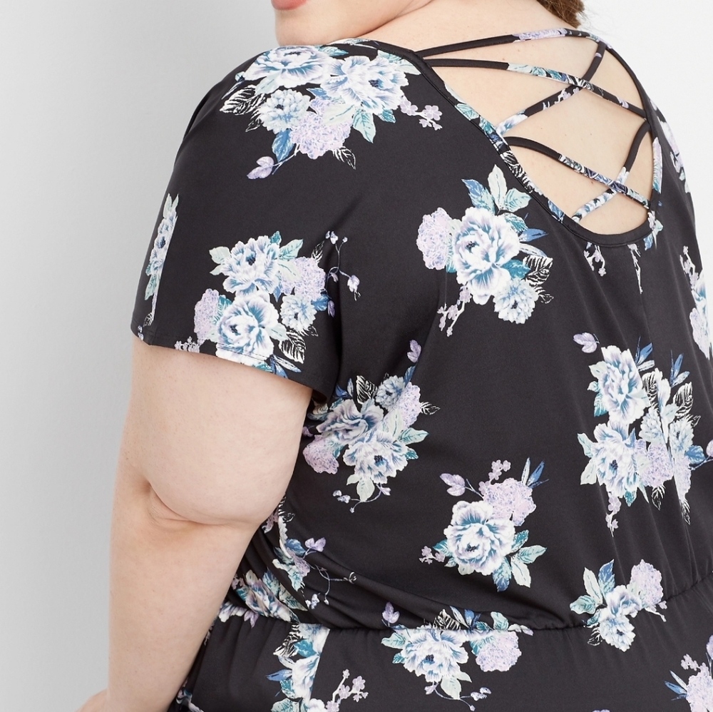Maurices Lattice Back Dress - Picture 2 of 6